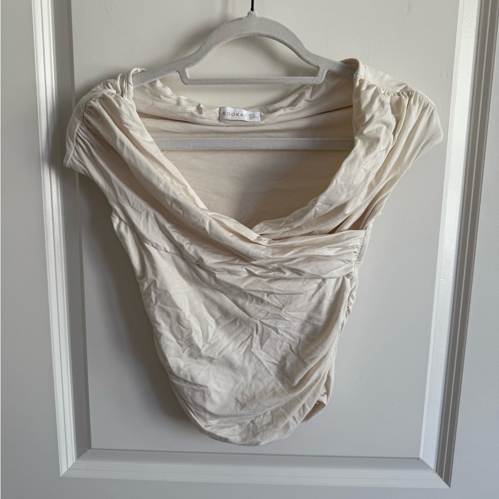 KOOKAÏ cream top Size 8